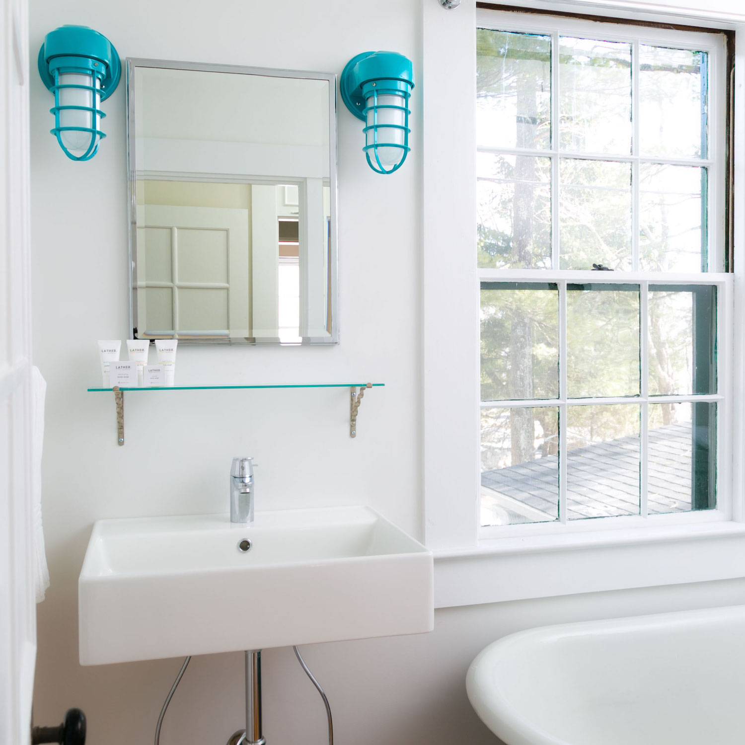 Streamline Industrial Guard Sconce | Photo Courtesy of Customer